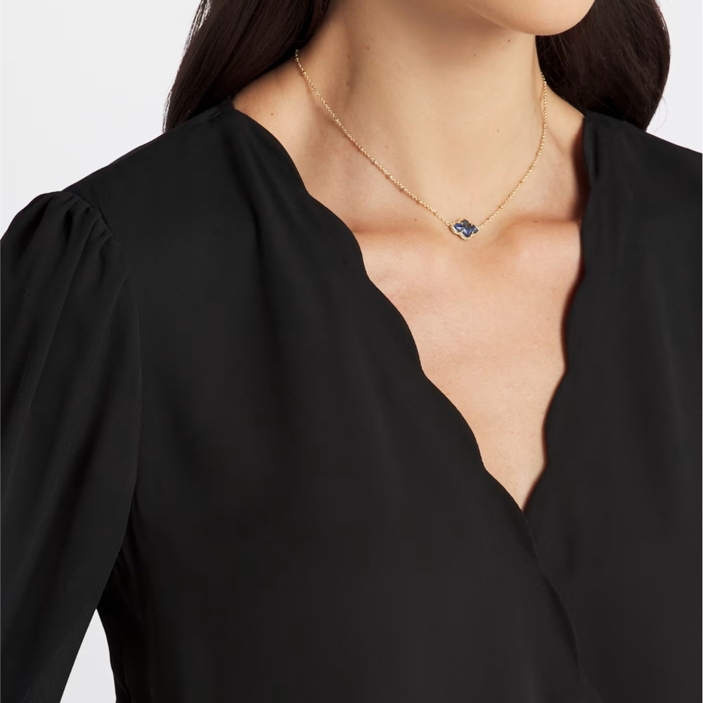 Elegant Black Women's Top - Picture 7 of 7